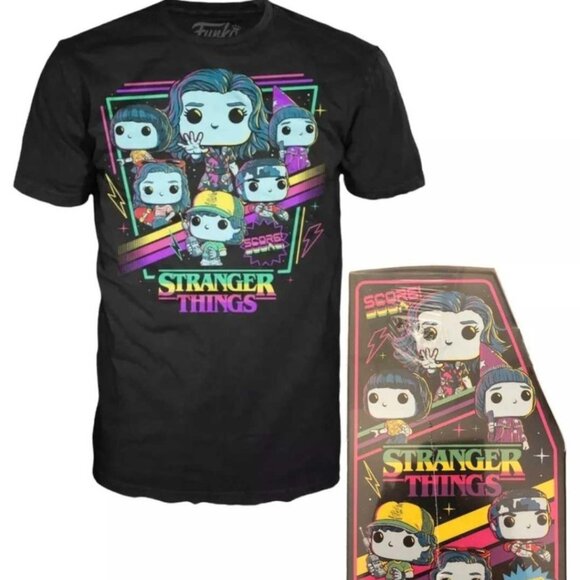 STRANGER THINGS Neon T shirt by Funko NEW - Picture 1 of 5